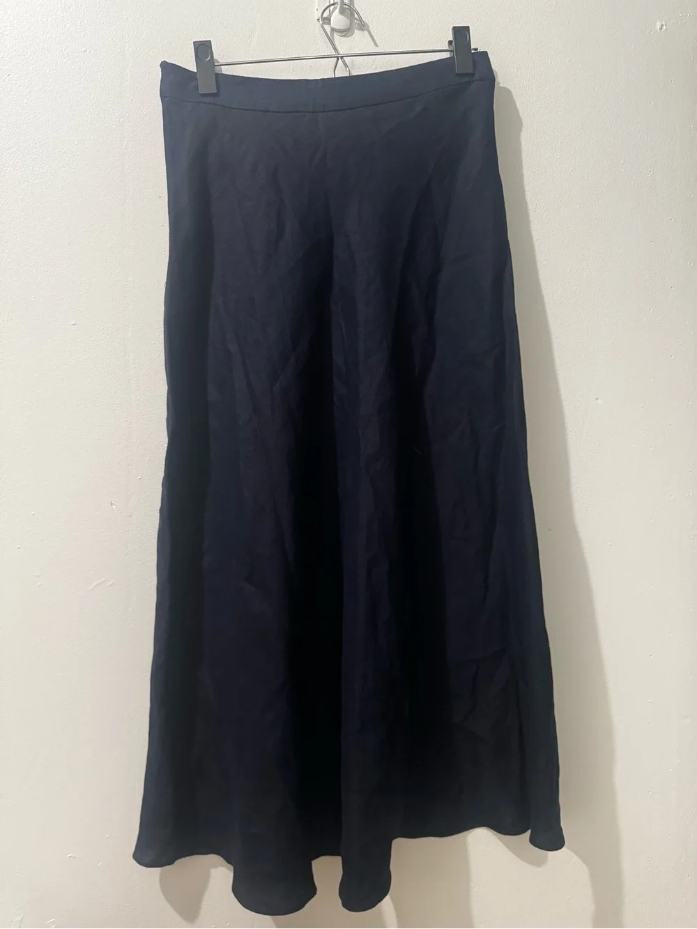 Boden Linen Skirt in Navy Blue size 8